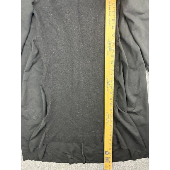 COS Wool Blend Dress Women's Medium Black Pockets Long Sleeve Shift  A-Line - Picture 4 of 8